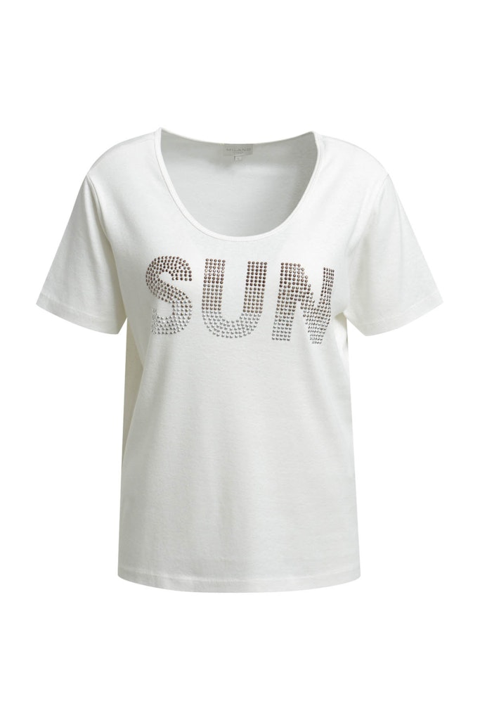 deep roundneck t-shirt 1/4 sleeve + AW