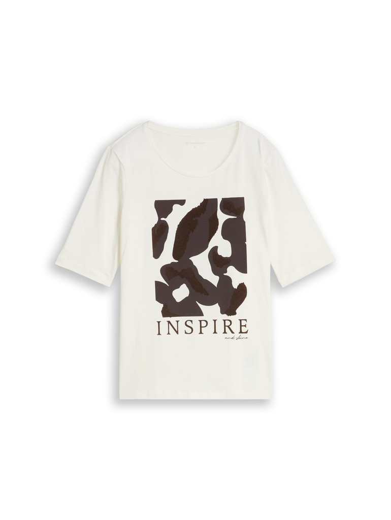 Slim Fit T-Shirt mit Print