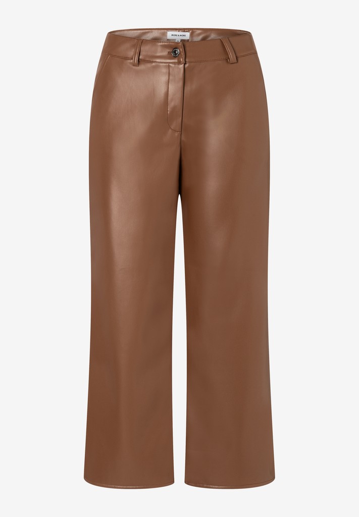 Culotte in Lederoptik