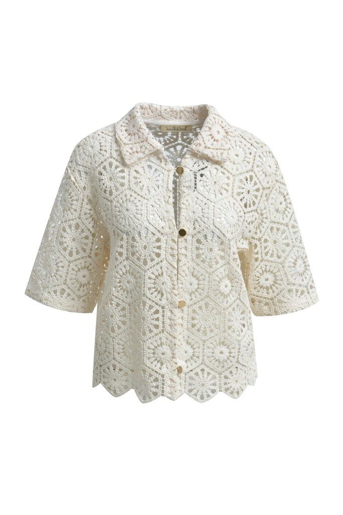 Crochet Short Sleeve Jacket