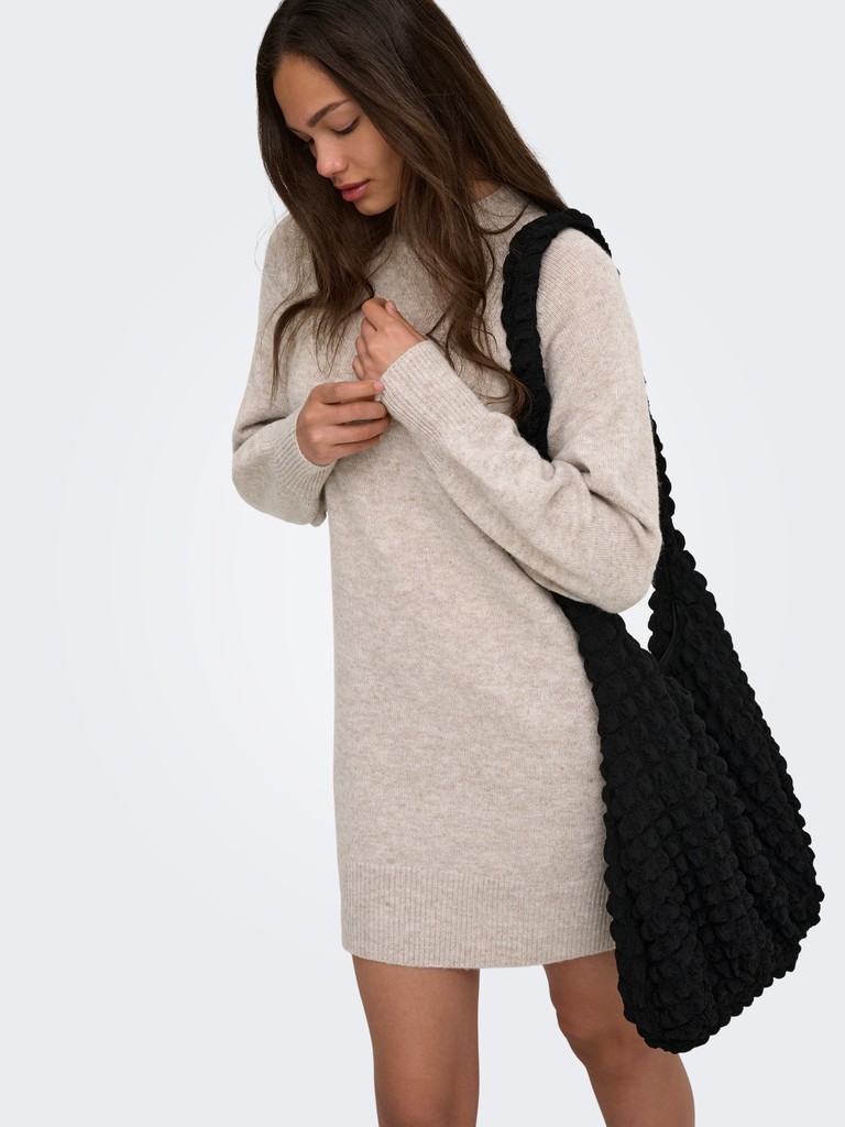 ONLOLIVIA LS HIGH NECK DRESS CC KNT