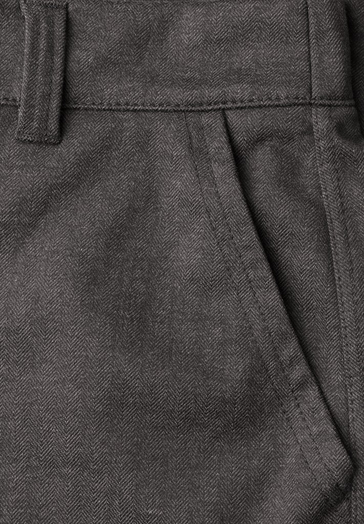 Mid Waist Wide Leg Hose im Casual Fit