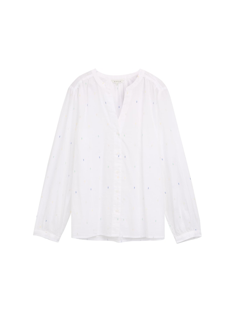 Bluse mit leichten Ballonärmeln