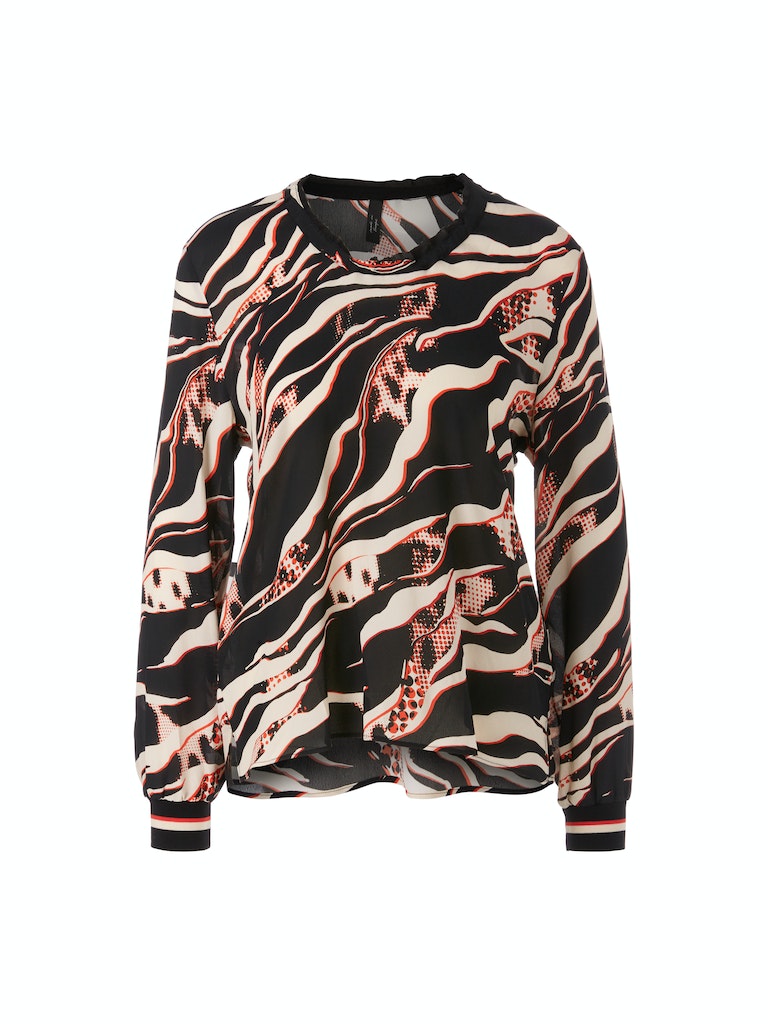 Bluse mit Allover-Print