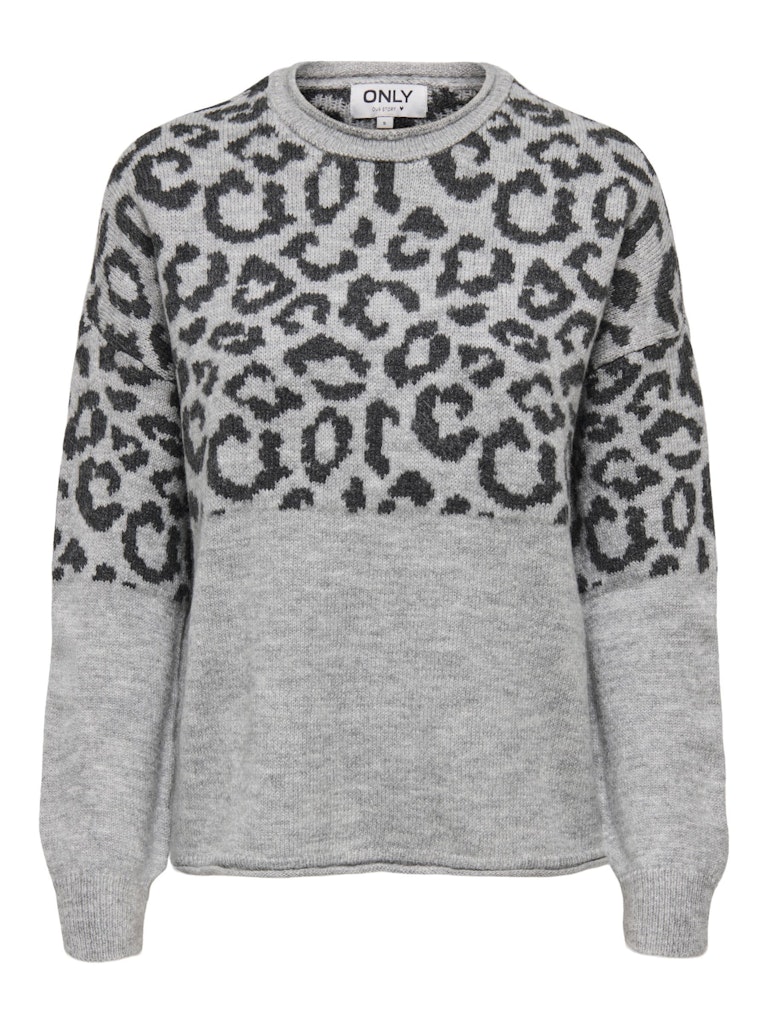 ONLJADE ANIMAL LS O-NECK KNT NOOS ONLJADE ANIMAL LS O-NECK KNT NOOS
