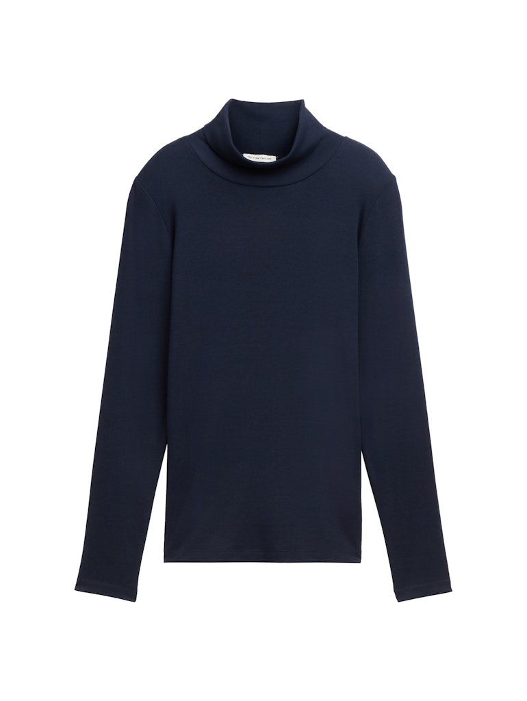 Langarmshirt mit Rollkragen Langarmshirt mit Rollkragen