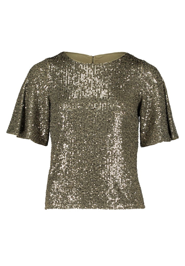 Pailletten-Bluse