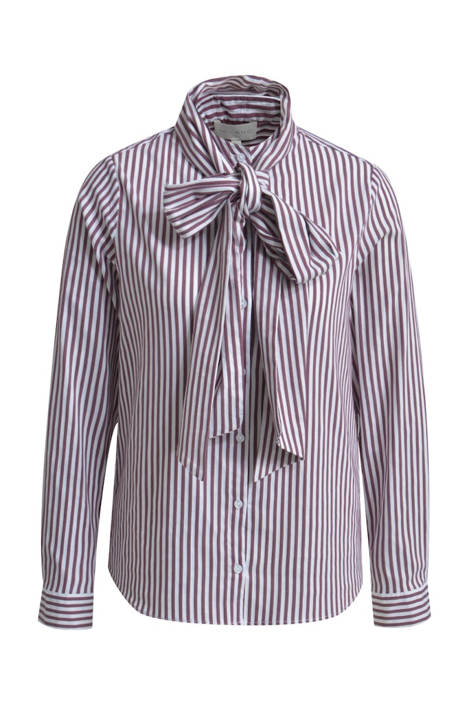 blouse w/ bow tie 1/1 sleeve