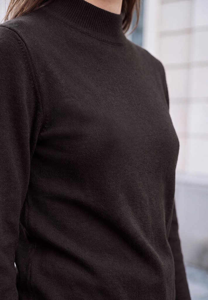 Langarm Pullover mit Turtle Neck