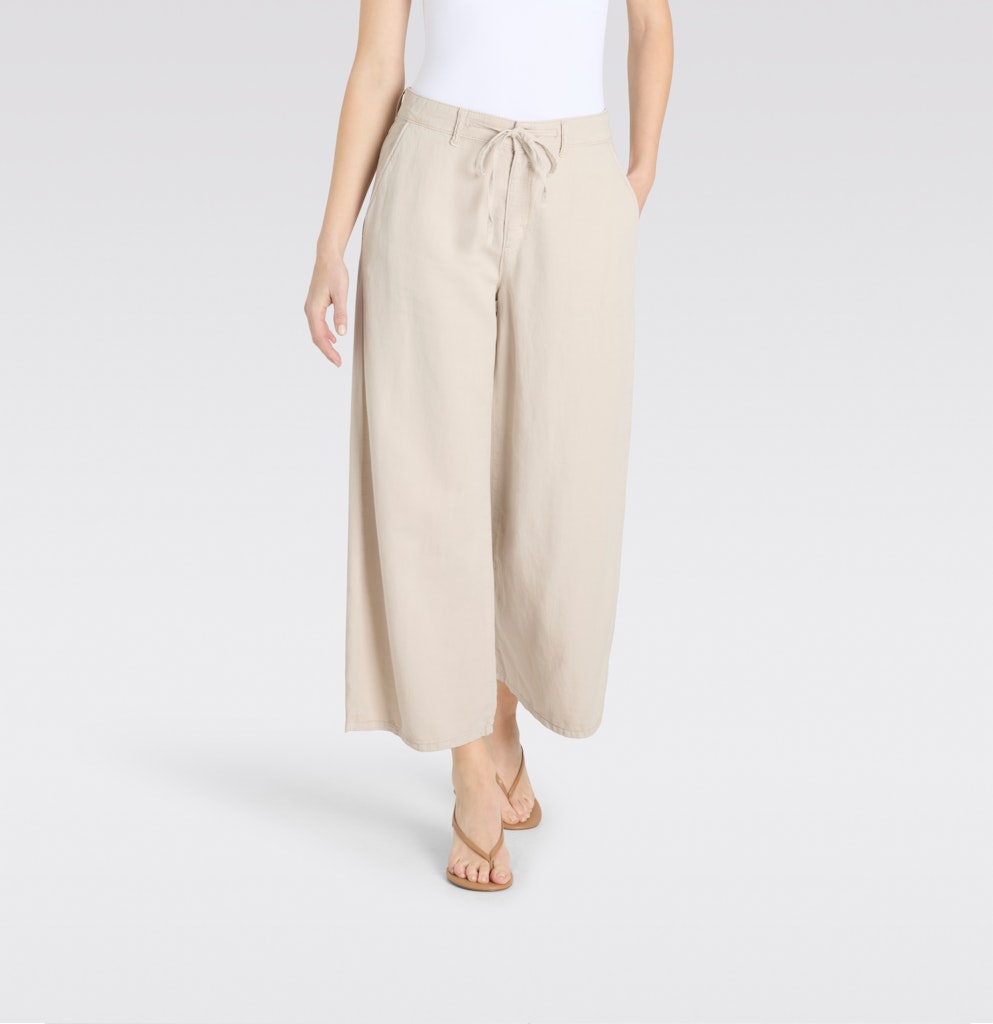 MAC JEANS - CULOTTE, Cotton linen tencel