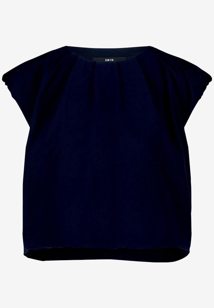 Cropped-Shirt  mit Rundhalsausschnitt