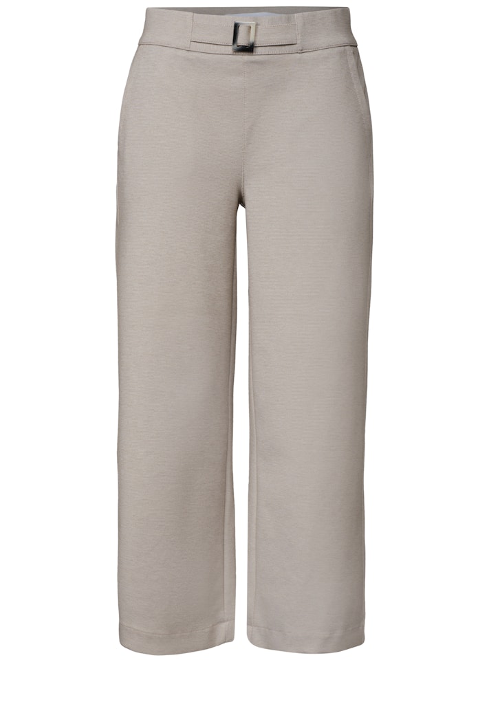 High Waist Culotte mit Schnallendetail