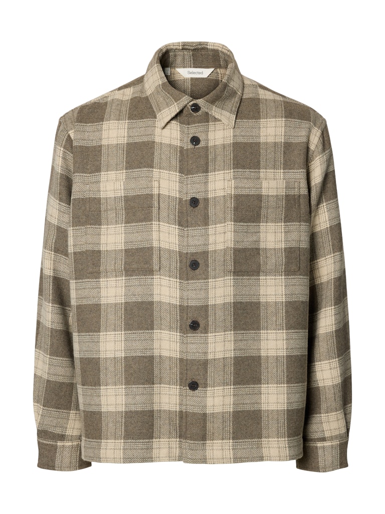 SLMOLE-PABLO WOOL BLEND OVERSHIRT NOOS