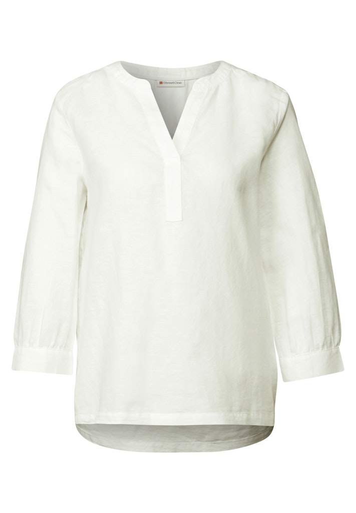 Bluse in Unifarbe Bluse in Unifarbe