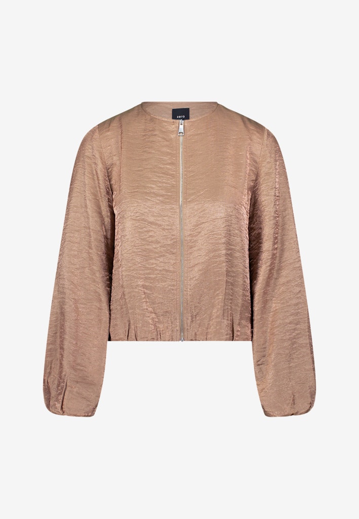 Jacke mit Knittereffekt