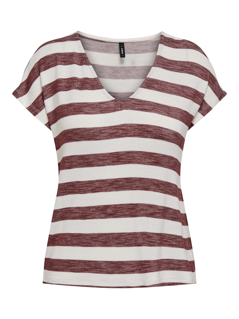 ONLLIRA LIFE S/S V-NECK TOP JRS NOOS