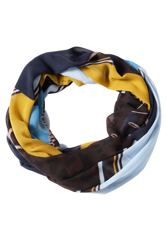 Loop-Schal mit grafischem Print