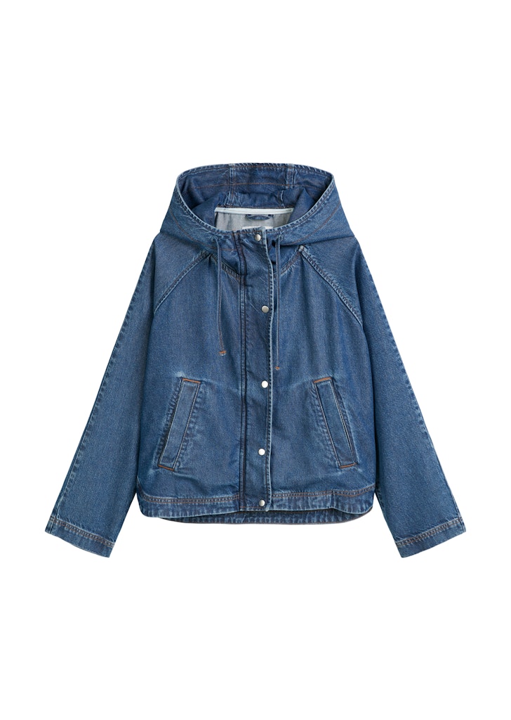 Jeansjacke im Cape-Stil relaxed