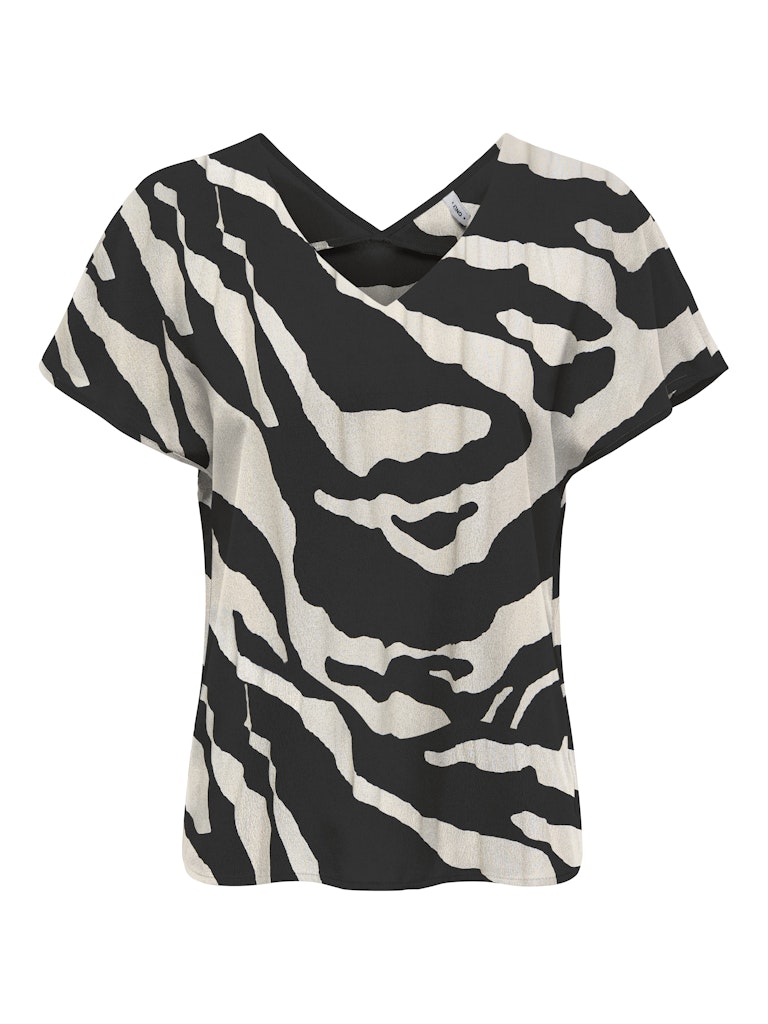 ONLNOVA LIFE VIS S/S EMMY TOP AOP