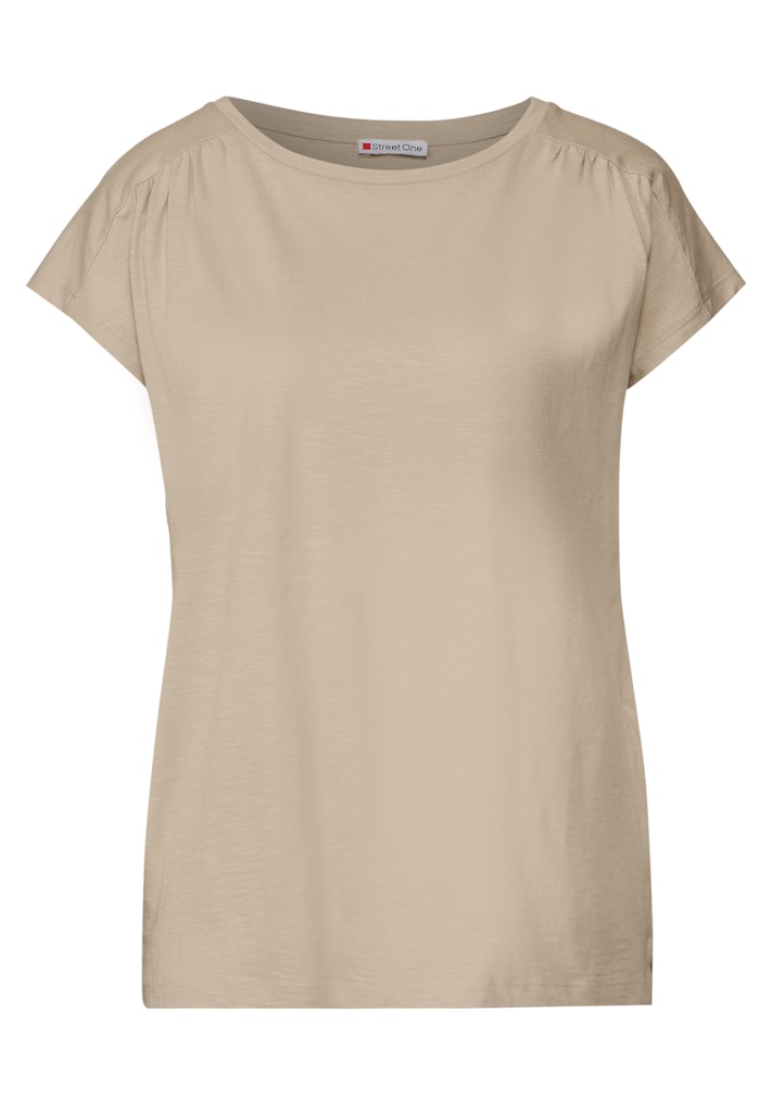 Shirt mit Raffung Shirt mit Raffung