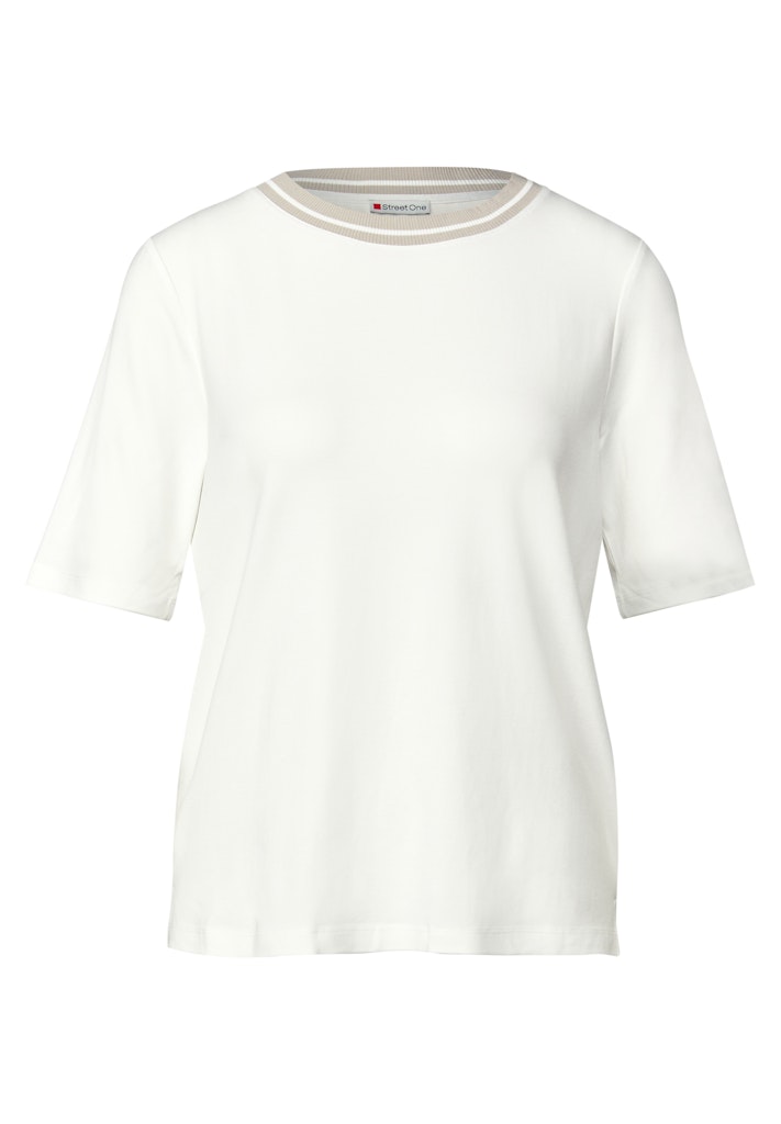 Shirt mit Rippdetail