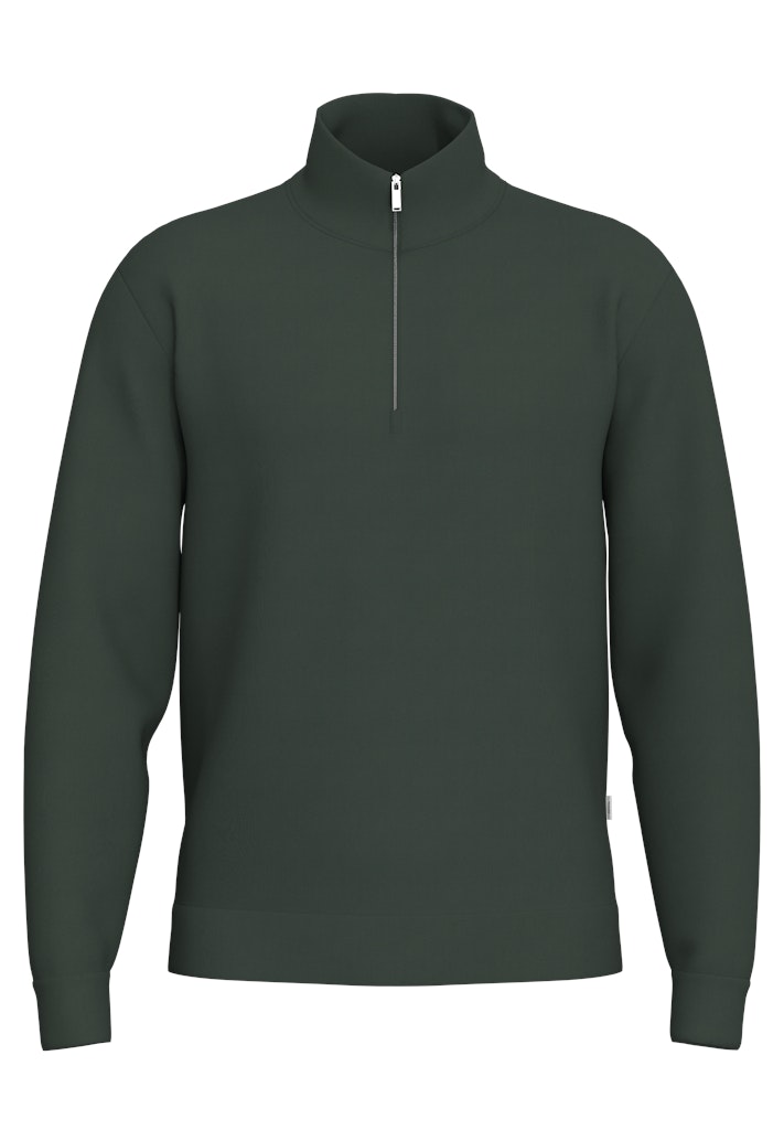 SLHEMANUEL SOFT ZIP HIGH NECK SWEAT NOOS SLHEMANUEL SOFT ZIP HIGH NECK SWEAT NOOS