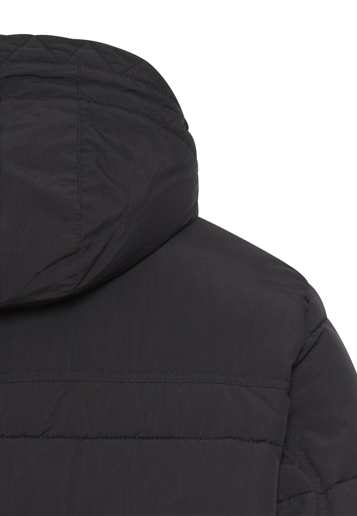 Steppjacke mit abnehmbarer Kapuze