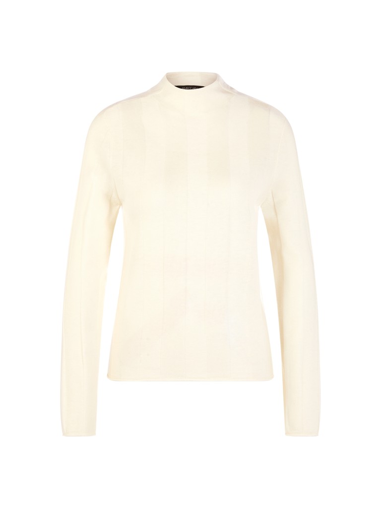 Schmaler Pullover mit Stehkragen