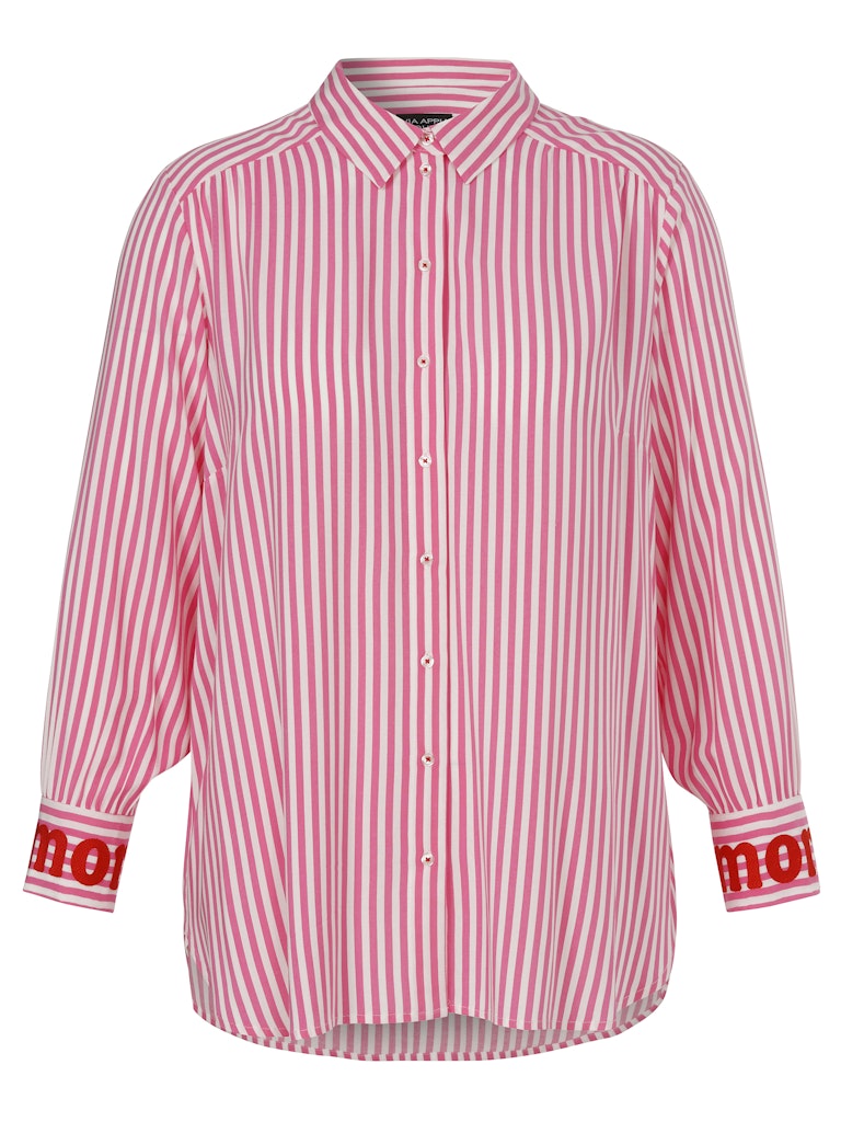 2612961-Bluse Hemdkragen 1/1 Arm Druck