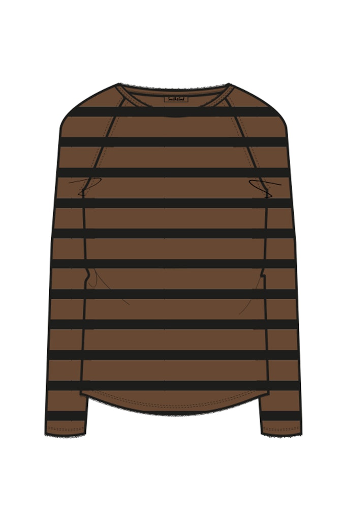 Basic Sweat Raglan Striped Basic Sweat Raglan Striped