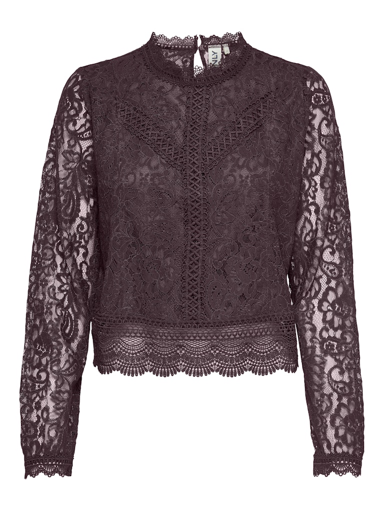 ONLNEW KARO LS LACE TOP WVN ONLNEW KARO LS LACE TOP WVN