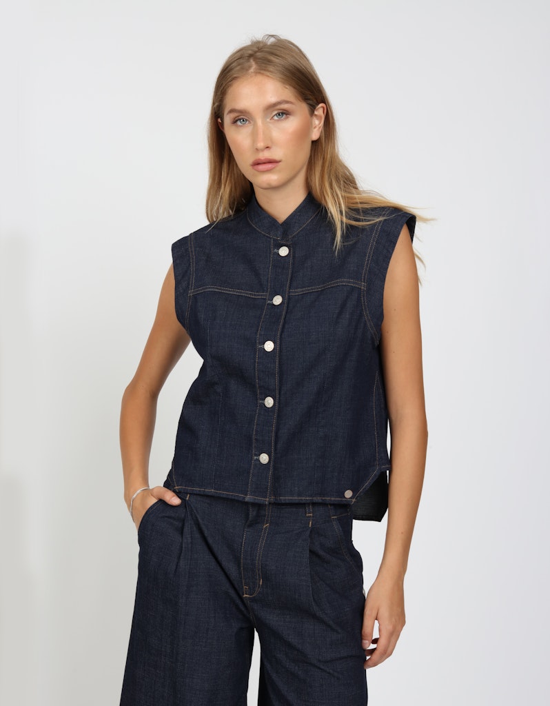 94LARA VEST - relaxed fit