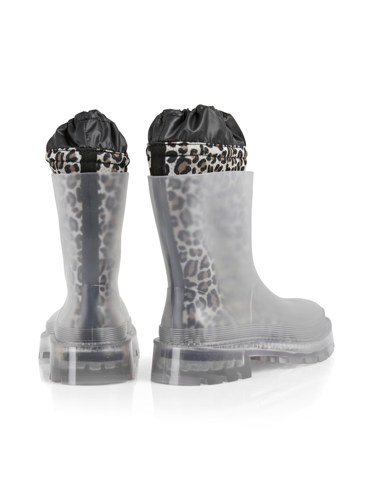 Transparenter Bootie mit Innenschuh