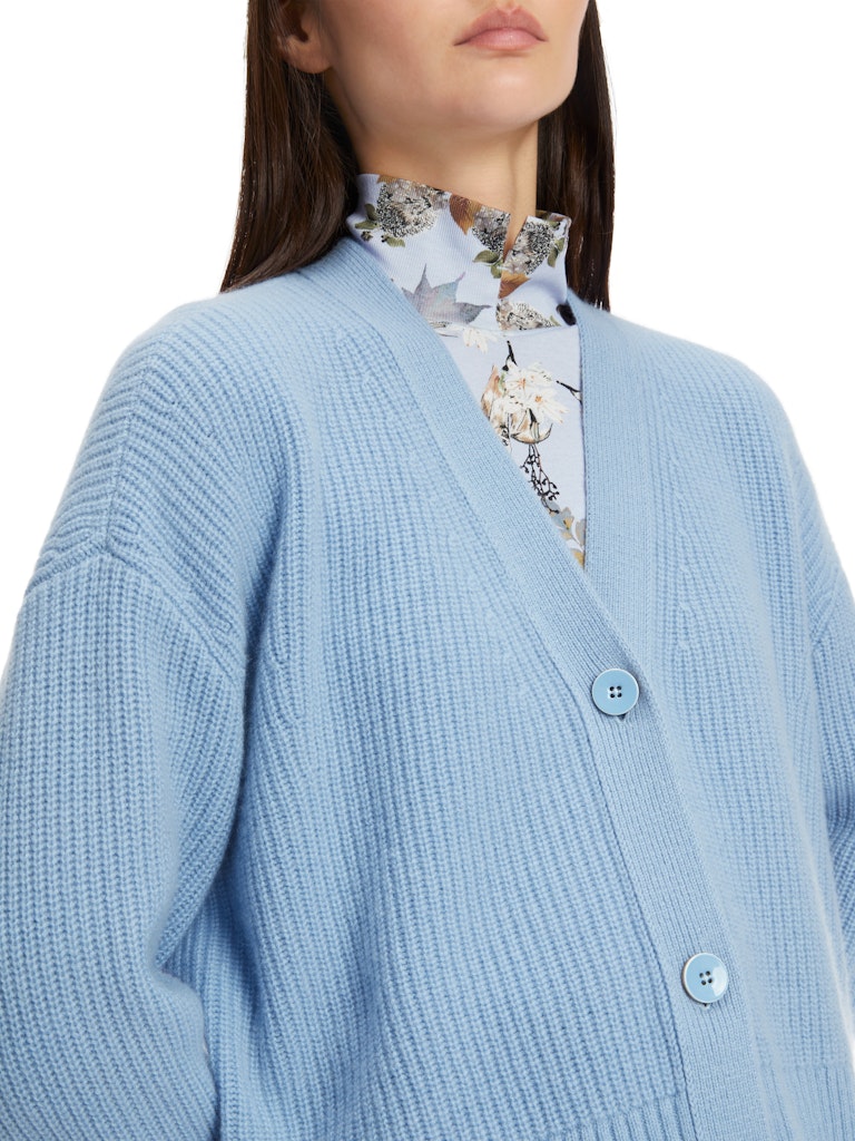 Cardigan mit Kaschmiranteil