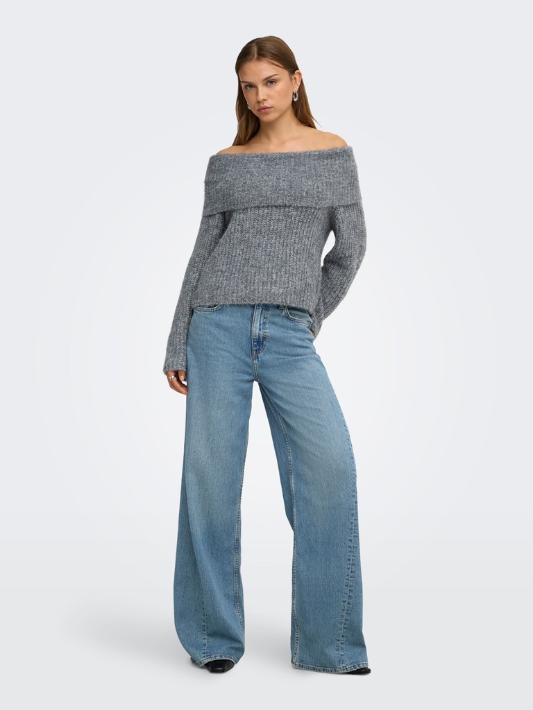 ONLMAGGIE LS OFF SHOULDER KNT
