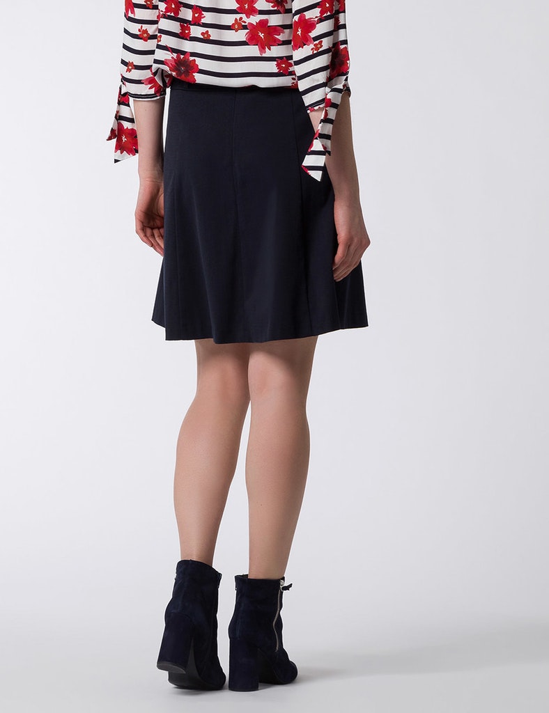 Damen Stoffhose  mit Gürtel