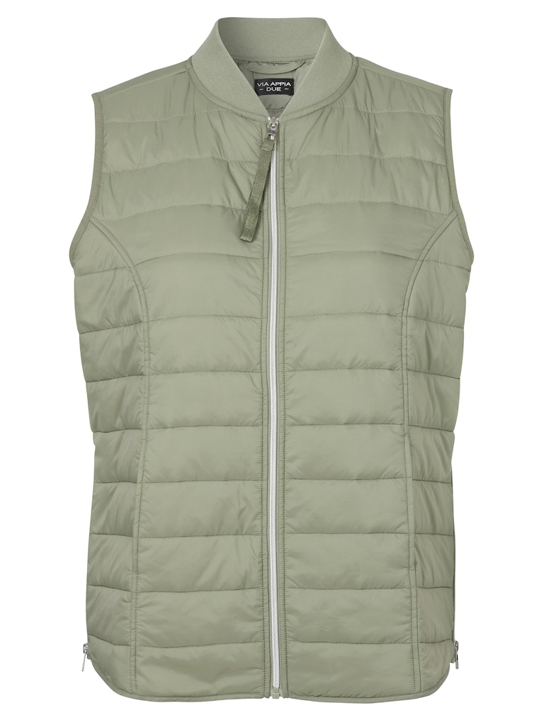 Weste Rundhals Zipper