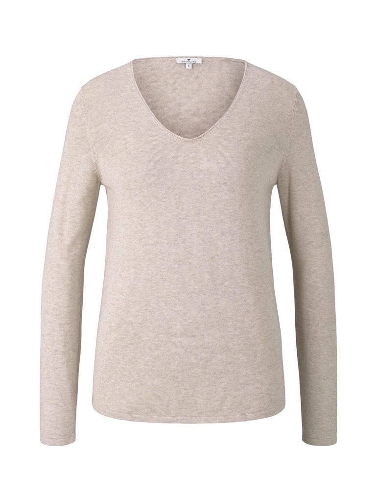 Pullover mit V-Ausschnitt