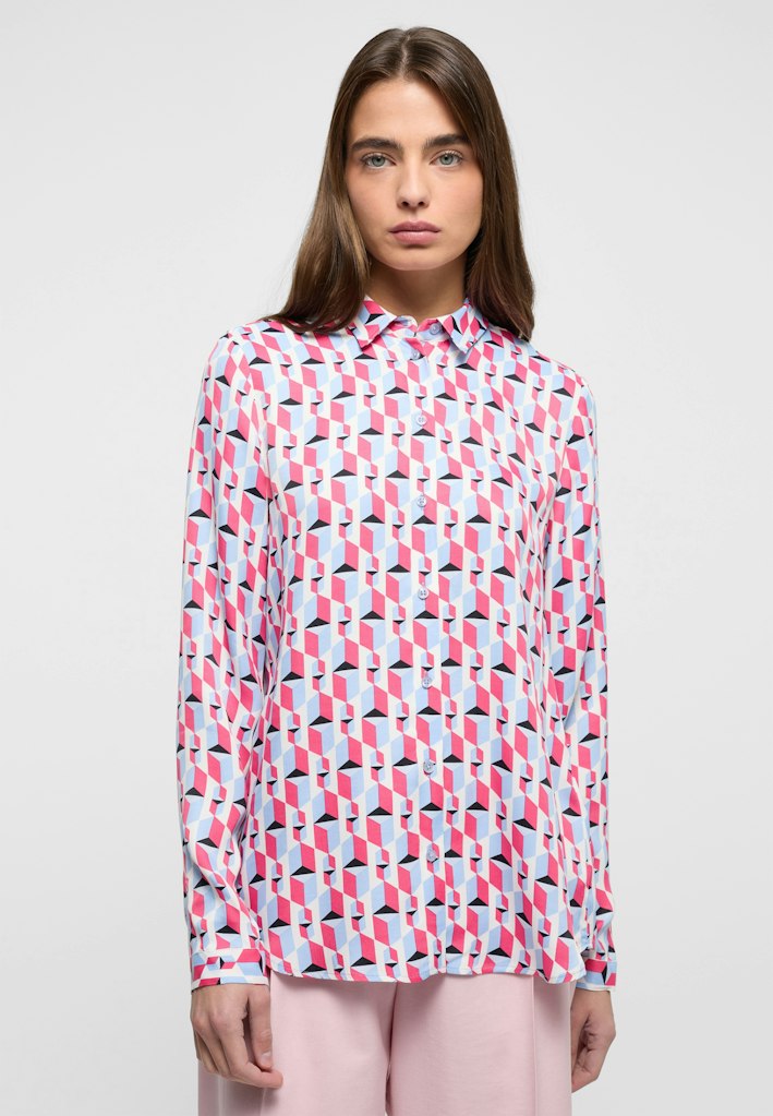 Bluse Viskose Langarm Bluse Viskose Langarm