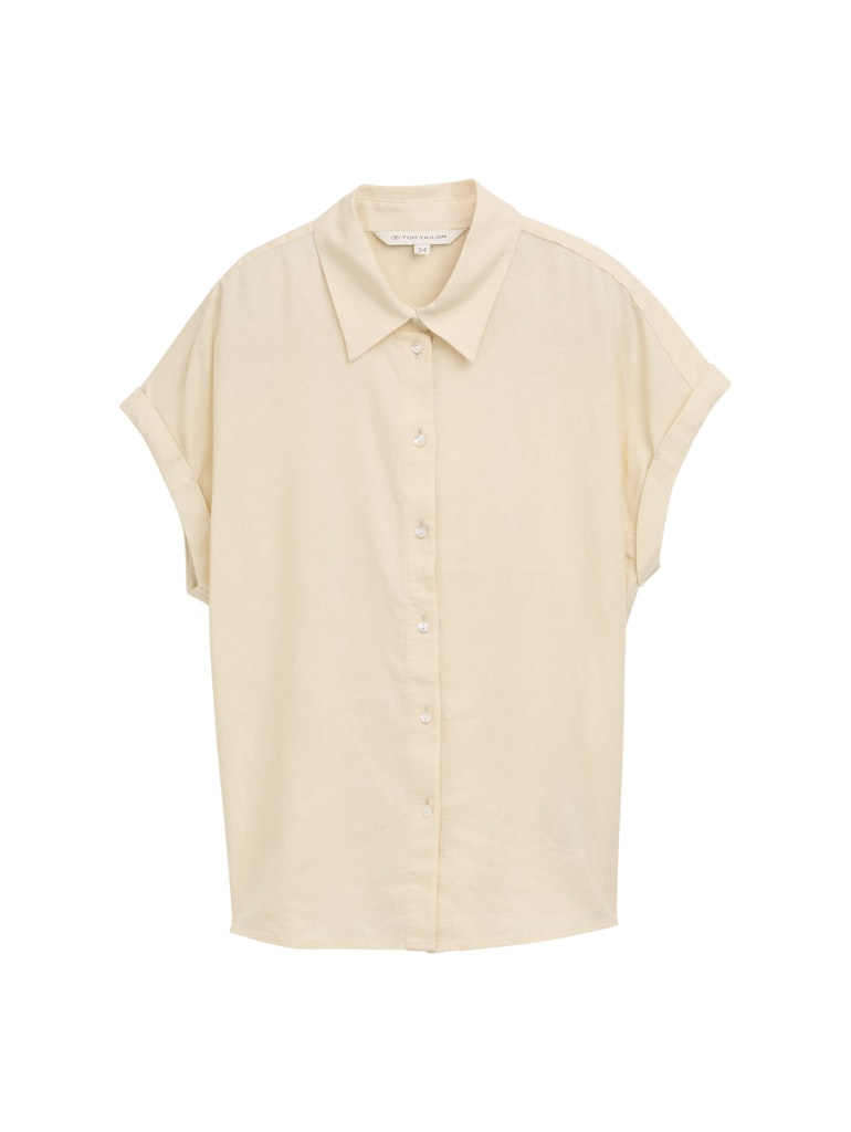 Loose Fit Bluse mit Leinenanteil Loose Fit Bluse mit Leinenanteil