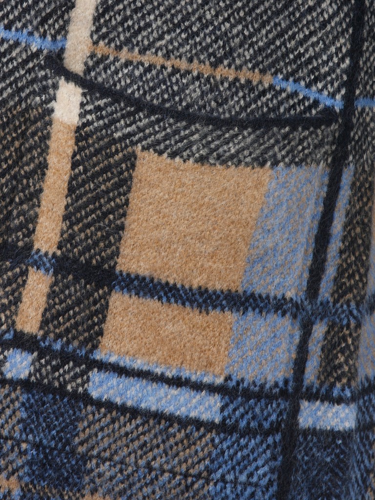 Mantel Revers 1/1 Arm Knöpfe  Jacquard