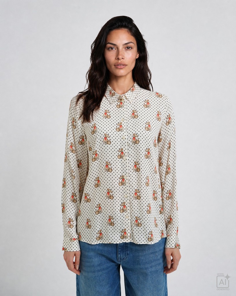 shirt blouse 1/1 sleeve