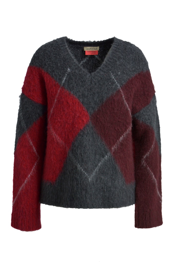 V-neck Argyle Pullover V-neck Argyle Pullover