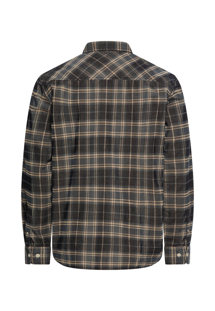 Baumwollhemd mit Button-Down-Kragen