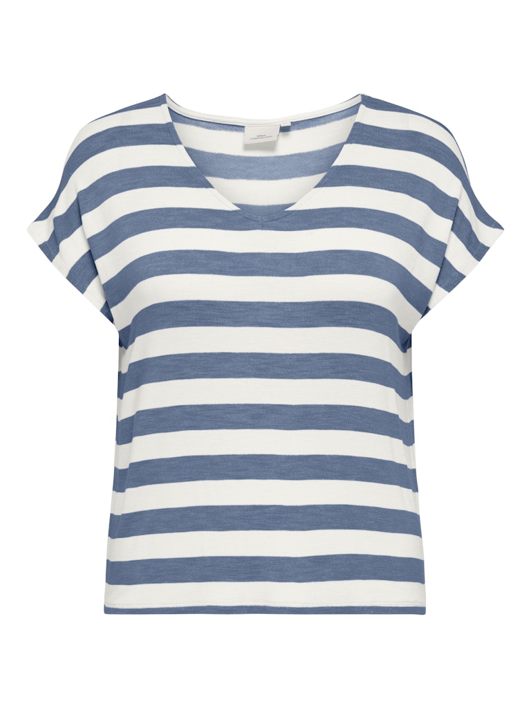 CARLIRA LIFE S/S V-NECK TOP JRS NOOS