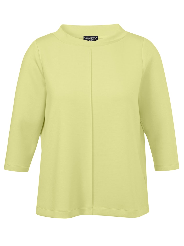 Sweatshirt Stehkragen 3/4 Arm