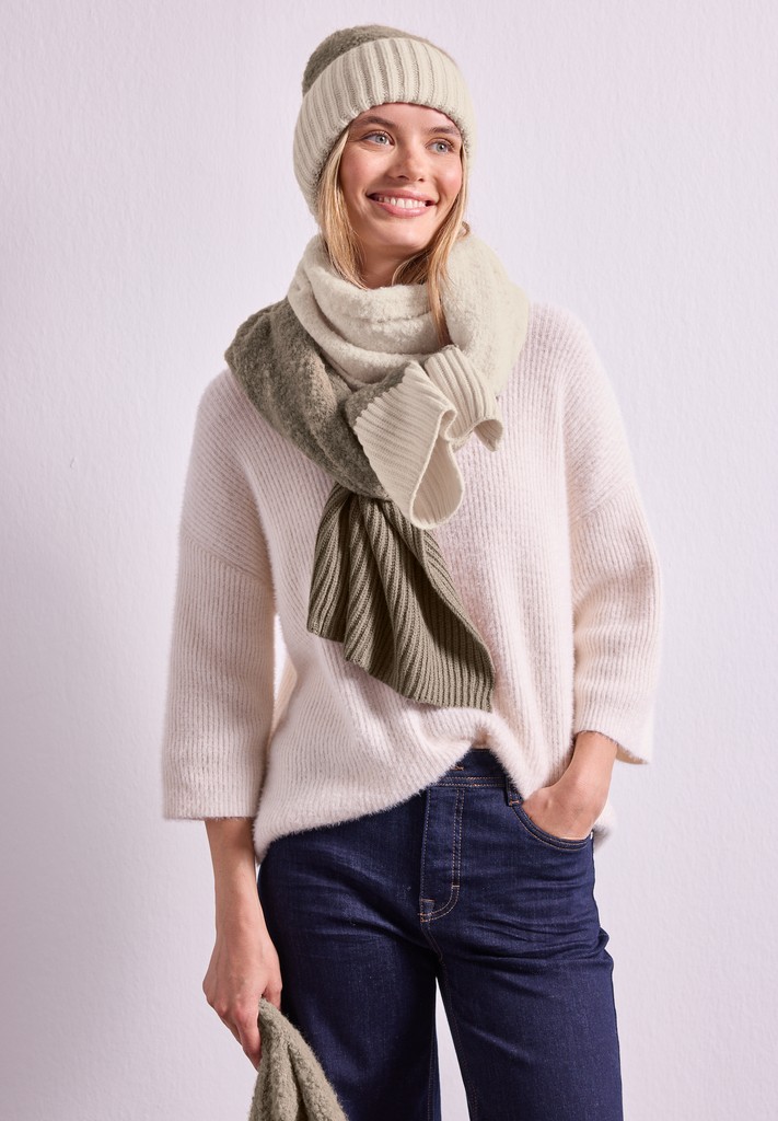 Bouclé-Mix Beanie