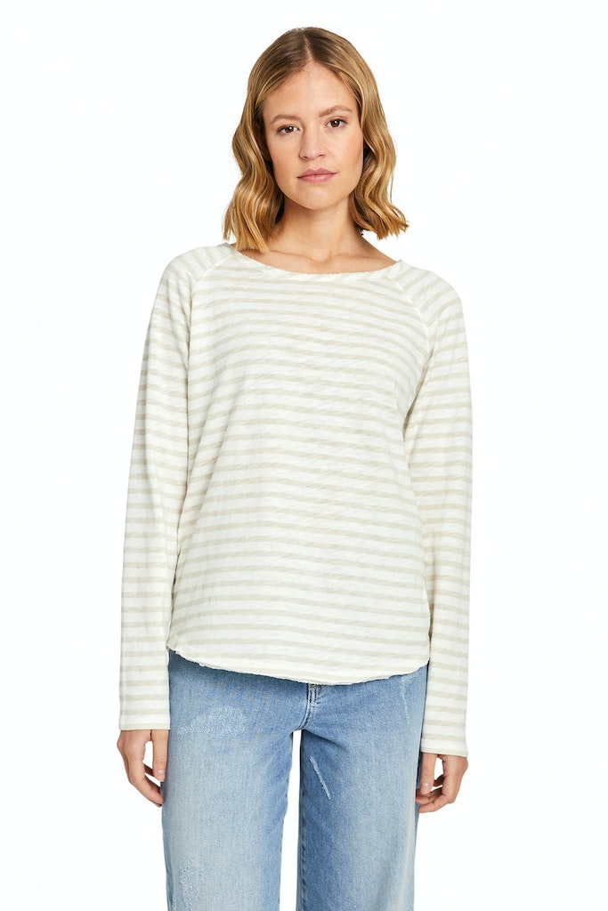Basic sweat raglan striped