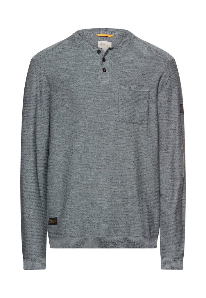 Pullover mit Knopfleiste