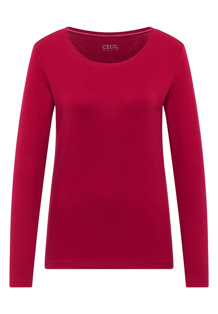 Basic Langarmshirt